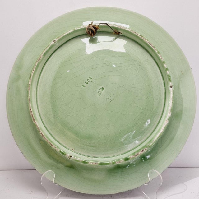 Large Art Nouveau Majolica Bowl by Schütz Cilli, 1890s For Sale - Image 6 of 7