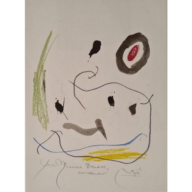 Facsimile on paper, 1964 Printer : Daniel Jacomet (Paris) Dedication "For Monsieur Baudier, amicably" and printed...