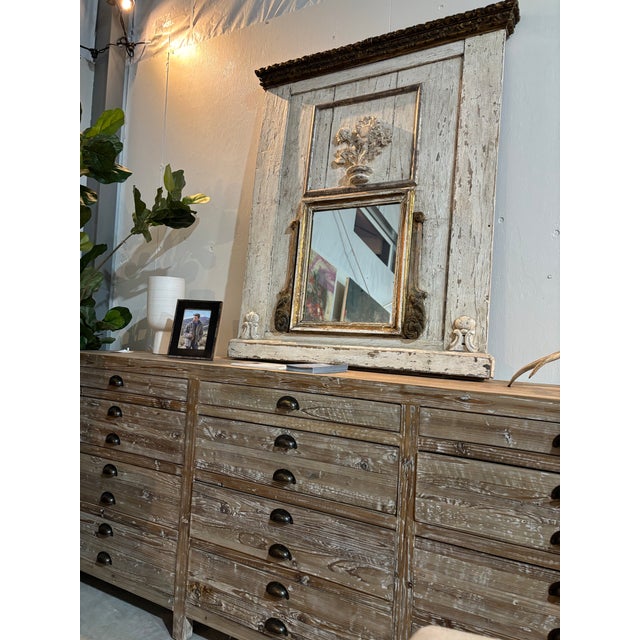 Antique Trumeau Mirror For Sale - Image 9 of 9