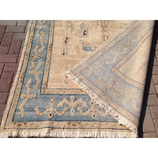 Textile Antique Oushak Rug - 5'4" x 8'1" For Sale - Image 7 of 7