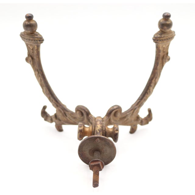 Antique Victorian Painted Cast Iron Hall Tree Hook For Sale - Image 6 of 6