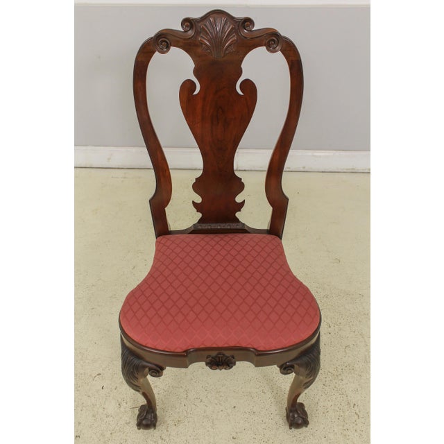 Wood Set of Kindel Winterthur Collection Dining Room Chairs For Sale - Image 7 of 13