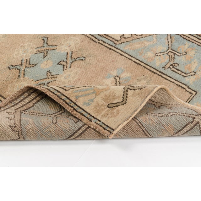 Vintage Small Oushak Rug - Muted Taupe For Sale - Image 9 of 10