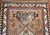 19th Century Antique 19th C. Persian Kurdish Runner Rug, Hand-Knotted Wool, Geometric Pattern, 4x10, Camelhair & Ivory For Sale - Image 5 of 18