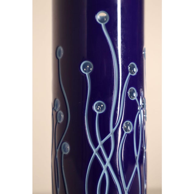 Wedgwood 'Neptune' Blue Vase For Sale - Image 9 of 18