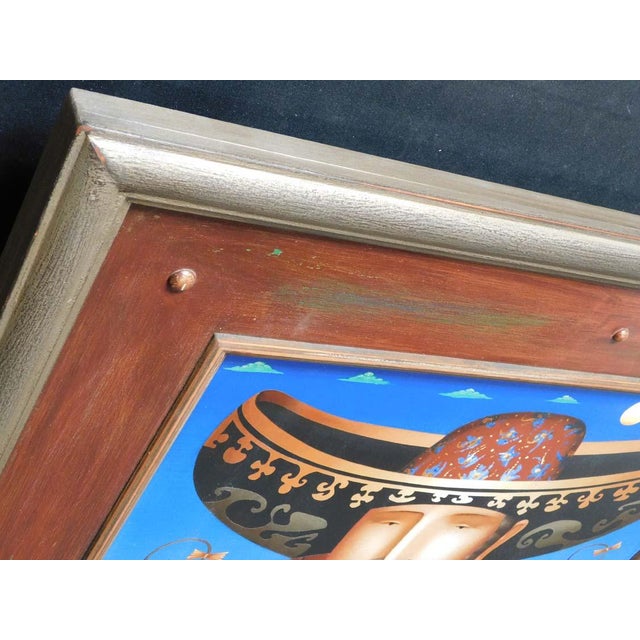 Anton Arkhipov "Patron Ii" Original Oil on Canvas Original Artist Framed For Sale In Denver - Image 6 of 9