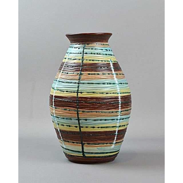 Ceramic Large Vase from Scheurich, 1960s For Sale - Image 7 of 12