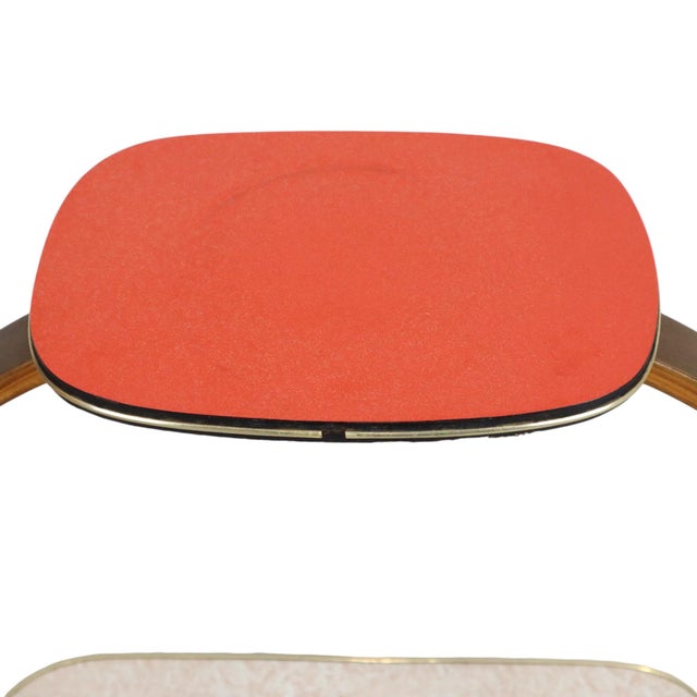 White Vintage Expo 58 Formica Plant Table, 1950s For Sale - Image 8 of 18