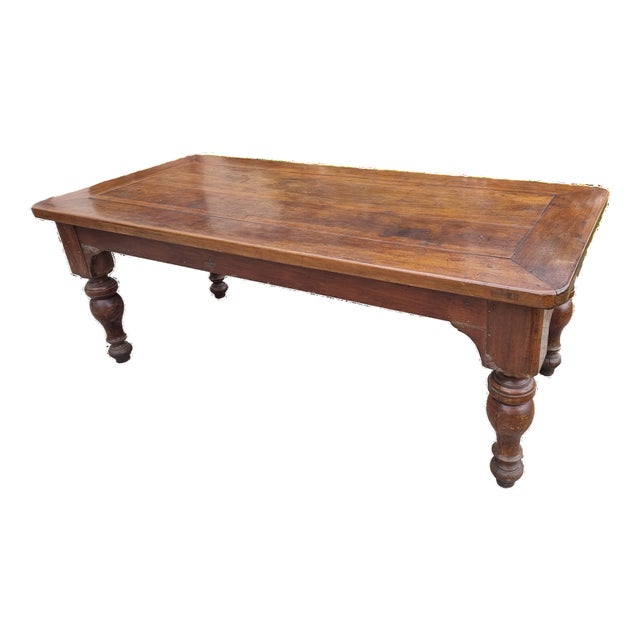 19th Century Piedmontese Rectangular Table, 1840s For Sale