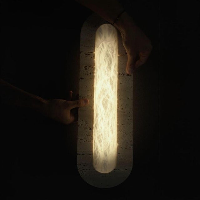 Not Yet Made - Made To Order Capsa WS Wall Lamp by United Alabaster For Sale - Image 5 of 11