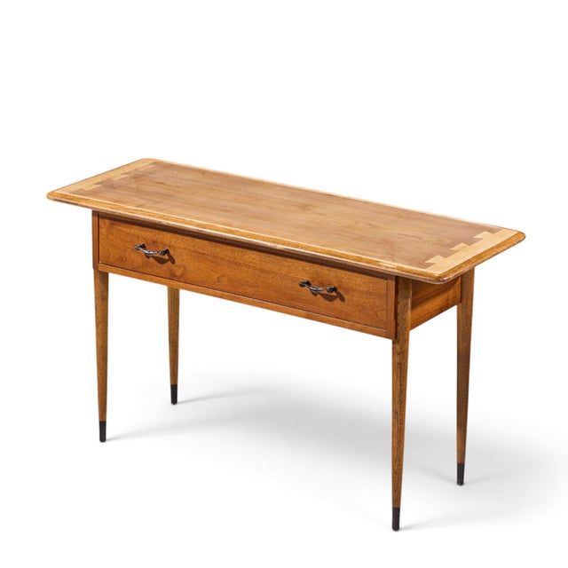 Brown Lane Acclaim Mid Century Walnut Console Table For Sale - Image 8 of 9