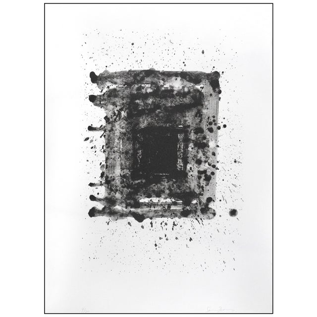 Abstract Late 20th Century Untitled (l.173; Sf 195a) Abstract Black Lithograph Sam Francis For Sale - Image 3 of 6
