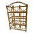 Vintage Bamboo Bentwood Table Top Wine Rack For Sale
