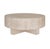 Contemporary Matthew Izzo Home Oslo Cerused Oak Cross Base Thick Top Coffee Table For Sale - Image 3 of 4