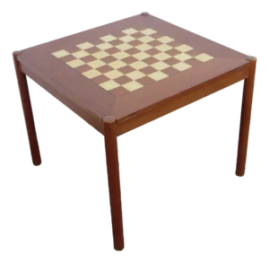 Danish Georg Petersen Flip Top Card Game Chest Board Table 6271