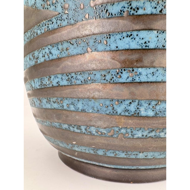 Brutalist Ankara Floor Vase by Heinz Siery for Carstens Tönnieshof, 1960s For Sale - Image 14 of 18