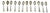 Vintage Silver-Plated Teaspoons with Russell Pattern by Mappin & Webb, Set of 12 For Sale