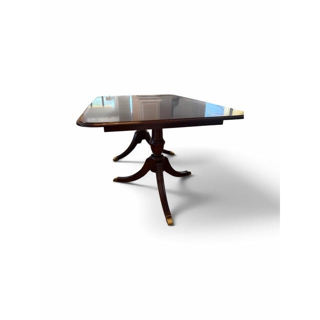 Dining Table Set - Mahogany- Thomasville For Sale In Tampa - Image 6 of 12