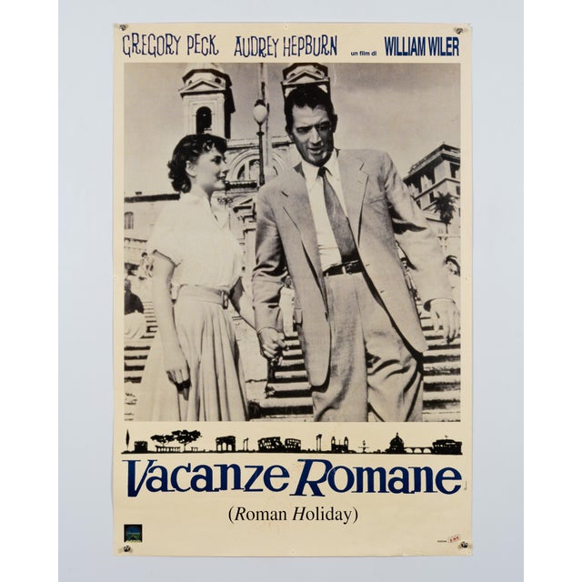 Roman Holiday Movie Poster, 1953 For Sale - Image 3 of 9