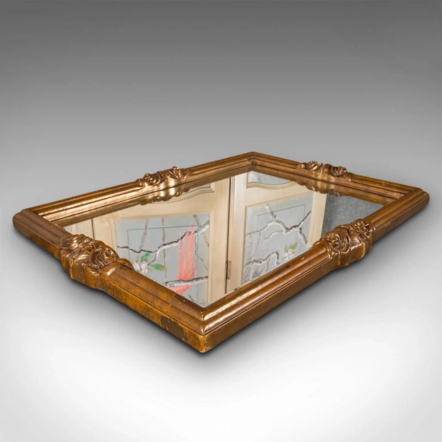 Wood 1980s Vintage Continental Gilt Wall Mirror For Sale - Image 7 of 10