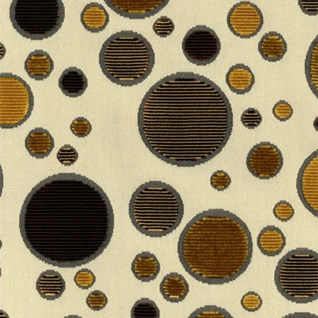 Abstract Sample - Schumacher Cabochon Fabric in Beethoven For Sale - Image 3 of 3