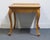 High End Bookmatched Oak Country French Provincial 26" Square Accent End Table 2618-93 For Sale - Image 9 of 11
