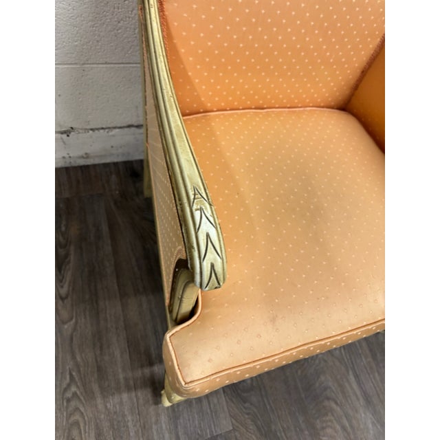 Vintage French Louis XV Style Bergere Lounge Armchairs - Pair For Sale In Kansas City - Image 6 of 11