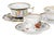 Porcelain Teacups with Saucers from Vista Alegre, Set of 10 For Sale - Image 3 of 8