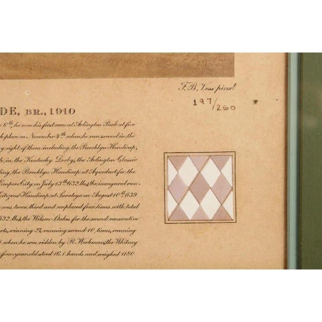 1930s Franklin Brooke Voss X Discovery 1936 Chromolithograph Limited Edition 197/260 Plate 11 For Sale - Image 5 of 8