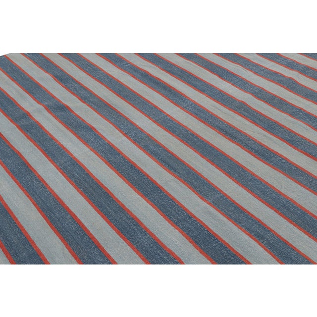 Handwoven in cotton, this 8x10 Dhurrie rug represents an exciting new line of custom-capable contemporary flatweaves we’re...