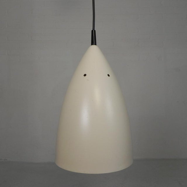 Metal Vintage Hanging Lamp with Aluminum Shade, 1960s For Sale - Image 7 of 8