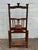 Antique Arts and Crafts Mission Oak Hall Tree, Umbrella Stand It features 4 Coat-Hat Rack Hooks, middle storage space for...