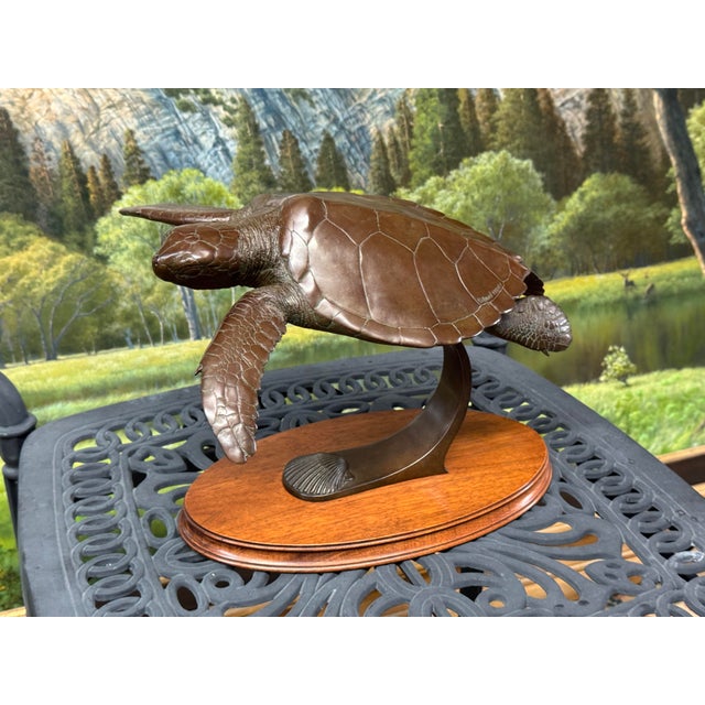 André Harvey Pilgrimage Green Sea Turtle Sculpture, Circa 1980 For Sale - Image 12 of 12