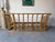 Vintage Ficks Reed Style Bamboo Rattan Sofa With Floral Print Upholstery/ Sold For Sale - Image 4 of 12