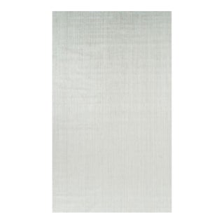 Rug & Kilim’s Oversized Textural Rug in Solid White and Silver-Gray Striae - 10x17 For Sale