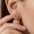 Contemporary Marquise Peridot Stud Earrings | Natural Green Gemstone Leaf Studs | August Birthstone Gift for Her - A Pair For Sale - Image 3 of 4