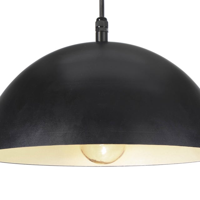 Regina Andrew Peridot Aluminum Outdoor Pendant, Small, Black For Sale - Image 4 of 7