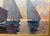 Vintage Original Evgeny Expressionism Nautical Sail Boat Oil Painting on Canvas For Sale - Image 10 of 14