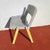 – plastic seat and iron feet Height: 74 Width: 50 Depth: 50 This piece is attributed to the mentioned designer/maker. It...