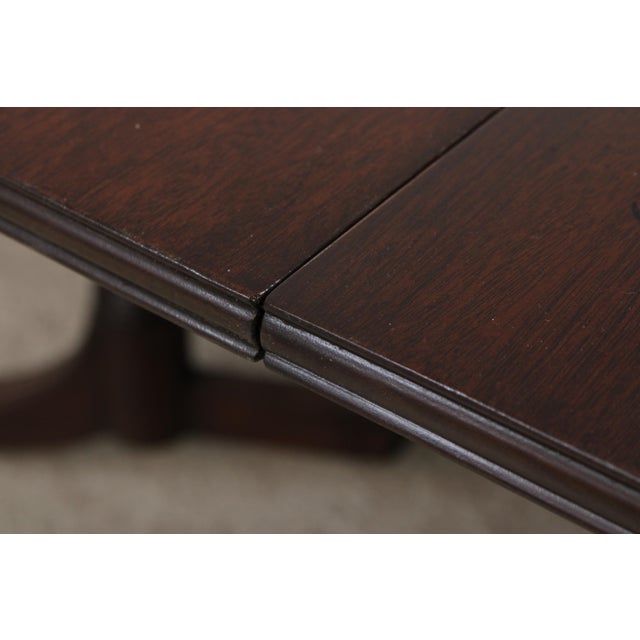 Wood Kittinger Colonial Williamsburg Cw-177 3 Part Dining Banquet Table For Sale - Image 7 of 18