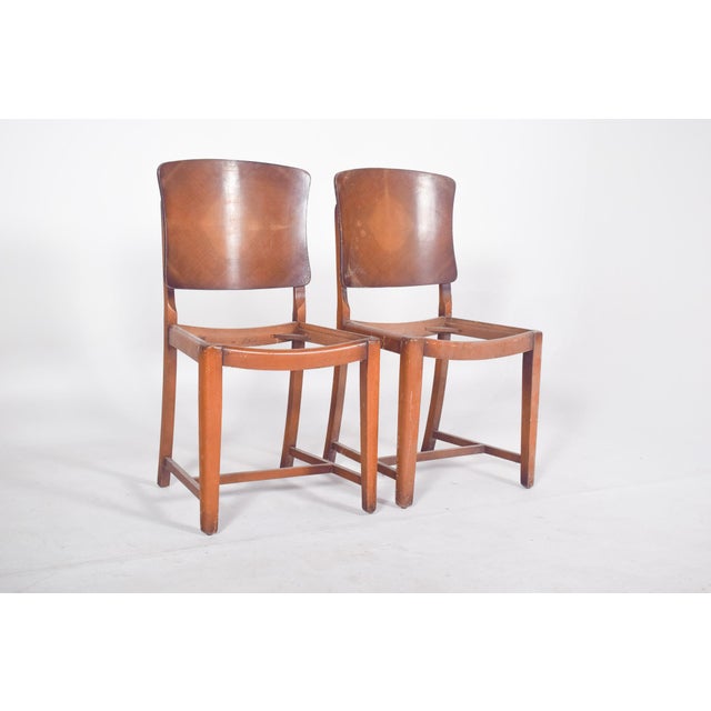 Mid-Century Modern Portuguese Classical Chairs, 1950s, Set of 2 For Sale - Image 3 of 8