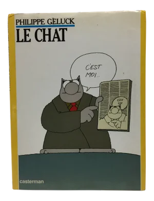 1986 Le Chat the Cat Book by Philippe Geluck