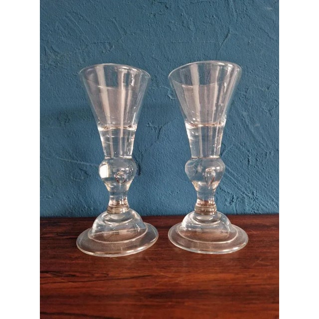 Lauensteiner Baroque Glasses, 1750, Set of 2 For Sale - Image 6 of 7