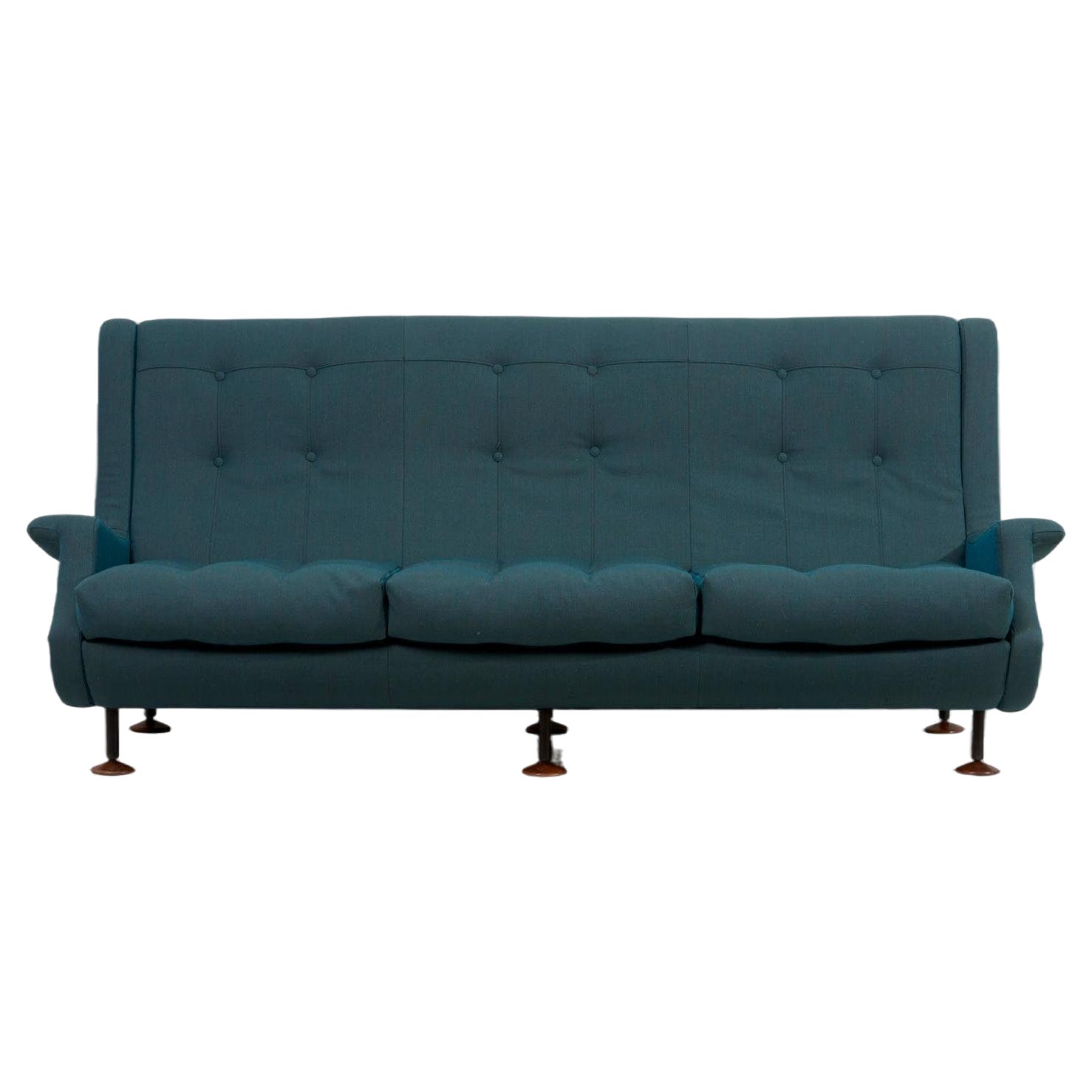 Newly Upholstered Sofa attributed to Marco Zanuso for Arflex | Chairish