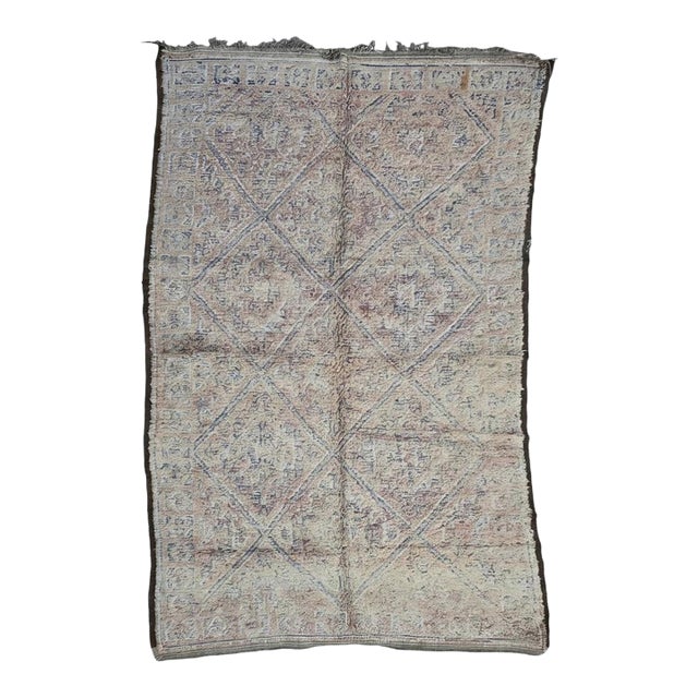 Authentic Moroccan Beni M'Guild Rug - 10.8 X 6.2 Ft For Sale