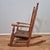 Brown Late 19th Century Antique Hubbard Childrens Wood Ladder-Back Rush Seat Rocking Chair Rocker For Sale - Image 8 of 11