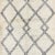 Mid 20th Century Mid 20th Century Large White Background Vintage Beni Ourain Moroccan Rug With Charcoal Diamonds For Sale - Image 5 of 7