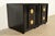 1950s Karpen of California Mid-Century Modern Hollywood Regency Black Lacquered Nightstands | Circa 1950s For Sale - Image 5 of 15