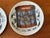 Late 20th Century Small Decorative Americana Ceramic Coasters, a Pair For Sale - Image 4 of 6