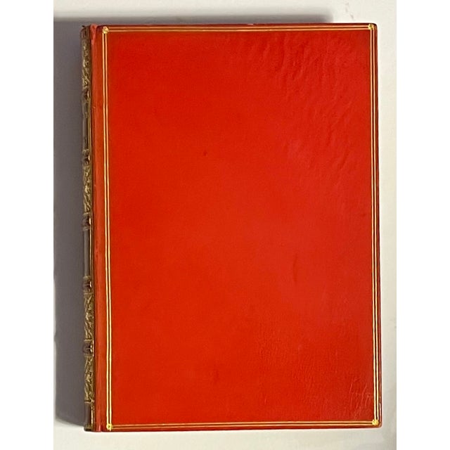 Fine red Leather binding - The Picture of Dorian Gray - novel by Oscar Wilde. Charles Carrington, Paris - Publisher and...
